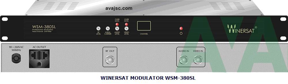 điều chế tín hiệu truyền hình cáp Winersat WSM 380SL